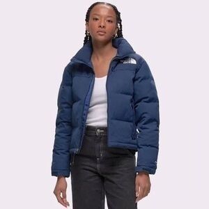 The North Face Women's 1992 Ripstop Nuptse Jacket in Navy Size Small